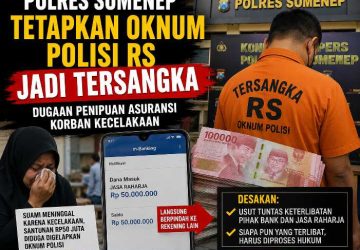 Polres Sumenep Tetapkan Oknum Polisi RS Tersangka Dugaan Penipuan Santunan Jasa Raharja